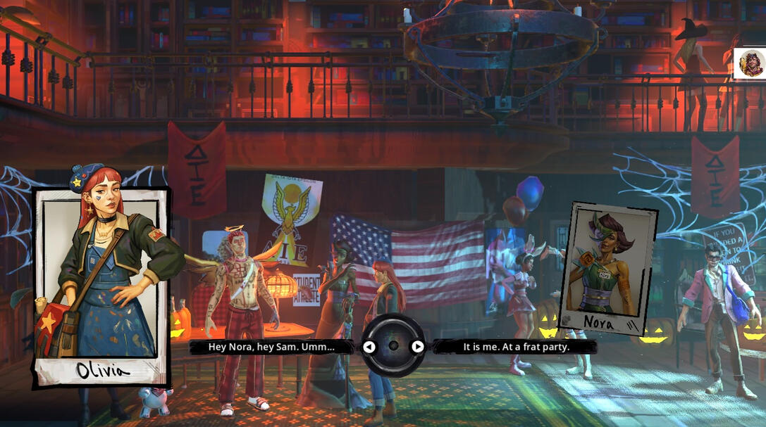 Dialogue options